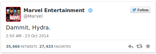 Реакция Marvel на слив трейлера Мстителей 2 