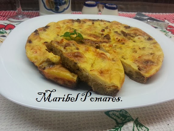 Tortilla De Romanesca Y Quesitos.
