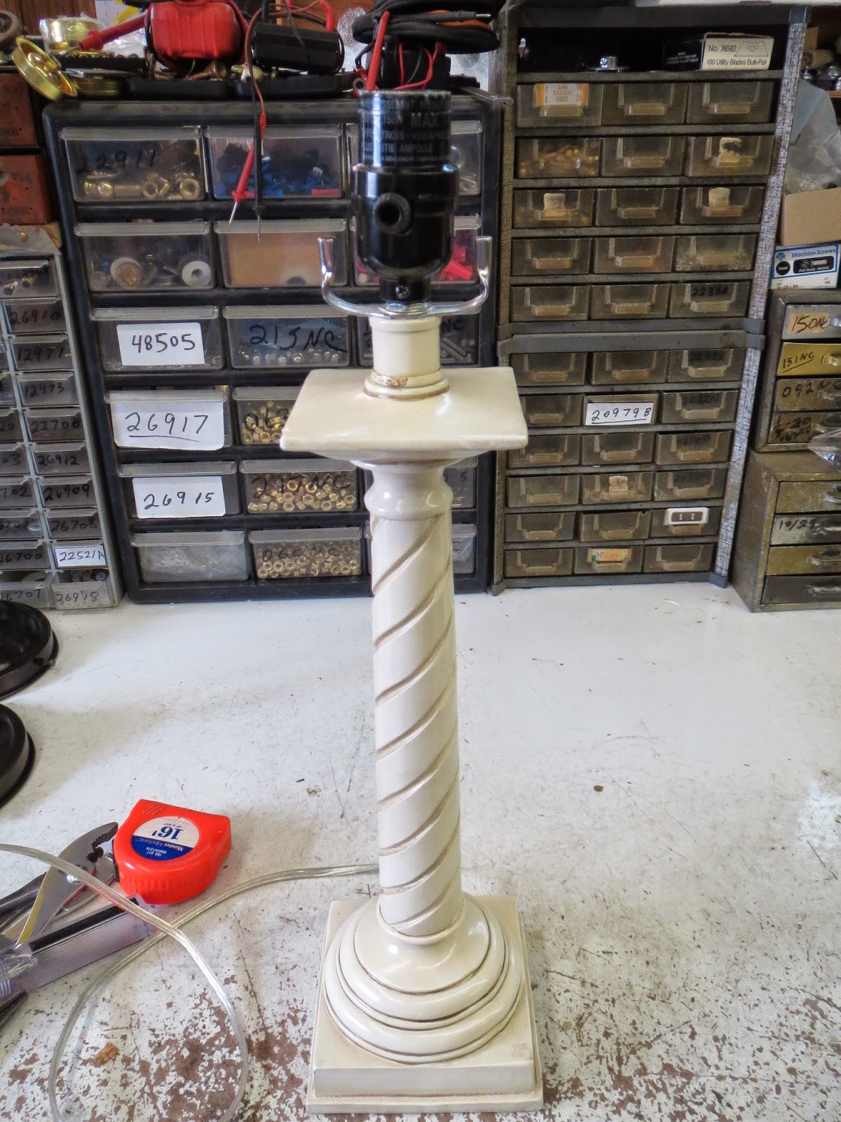 Lamp Parts and Repair | Lamp Doctor: Small White Table ...