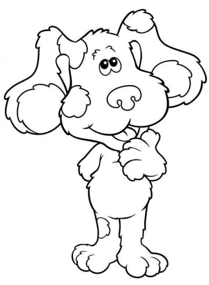 Kids Page Blues Wondering Clues Tv Show Coloring Pages