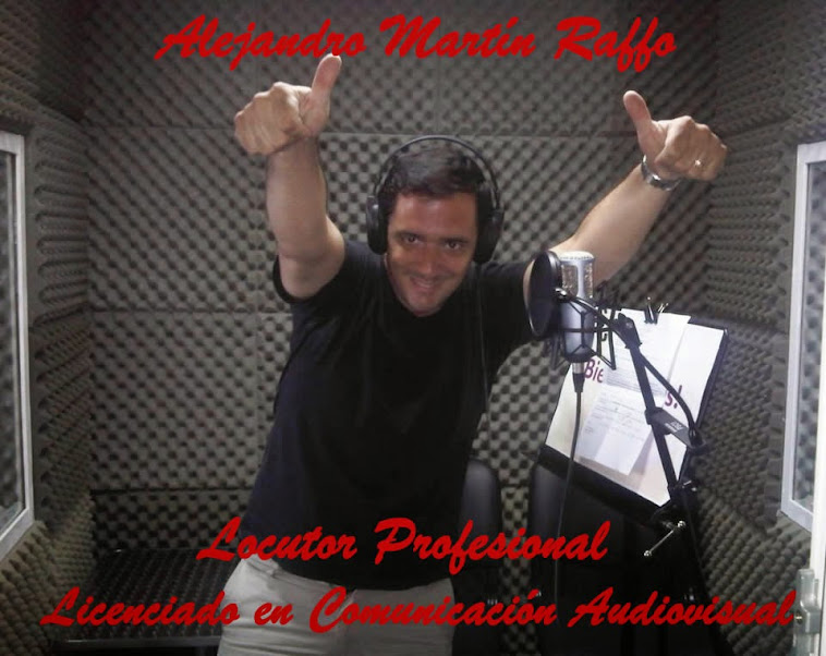 Alejandro Martín Raffo. Locutor Profesional