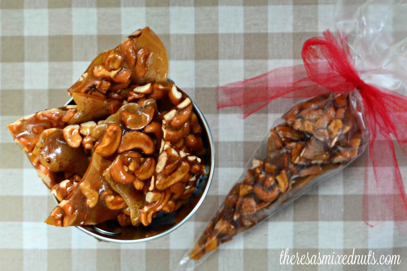 Theresa's Mixed Nuts Homemade Cashew Honey Brittle Perfect for Gift