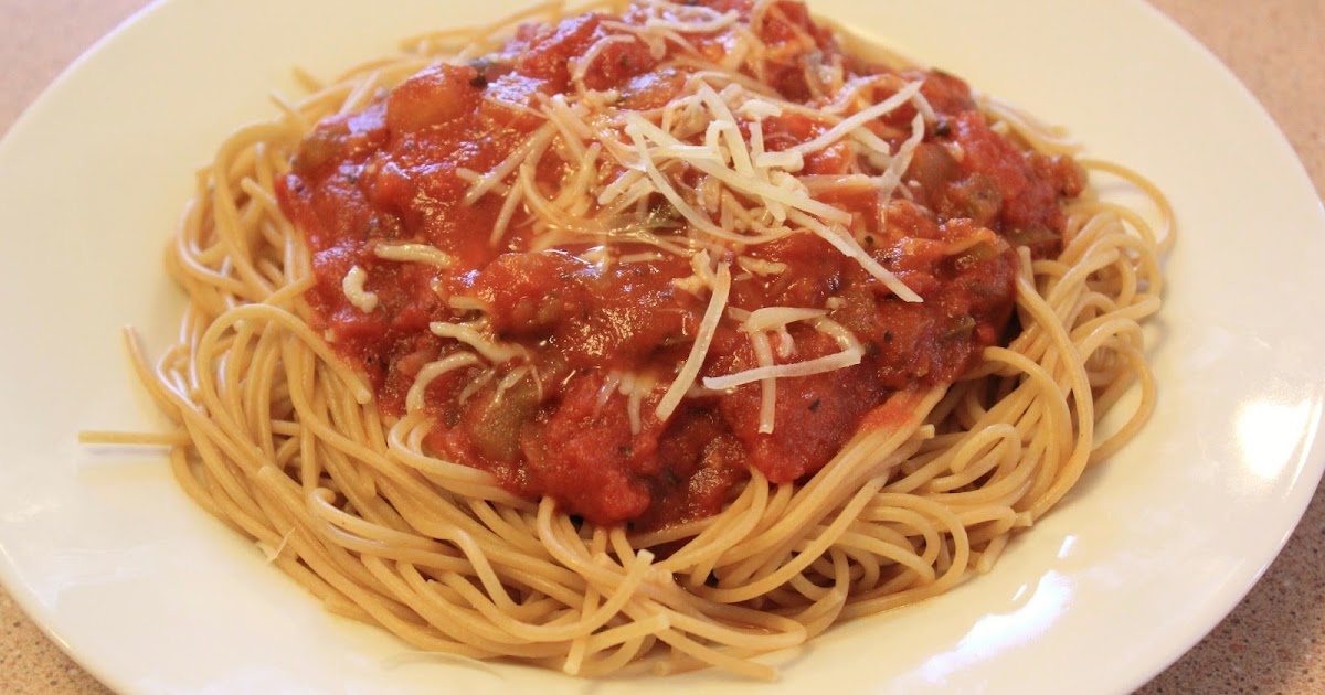 Fit and Lovin' it Meatless Spaghetti Sauce