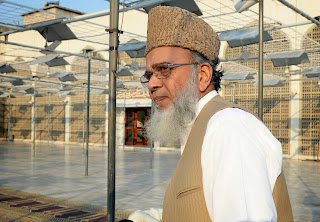 Syed Munawar Hassan, chief of Pakistan's Islamic party Jamaat-e-Islami, arrives at a mosque for prayers after a party meeting on the outskirts of Lahore. The Pakistan army demanded unconditional apology from an Islamist leader for calling a dead militant a martyr, saying his remarks hurt the feelings of families of those who died fighting for their country. The leader of the main Jamaat-e-Islami party, Syed Munawar Hassan, sparked controversy by terming slain Taliban chief Hakimullah Mehsud-killed by a US drone-a martyr in a recent television programme