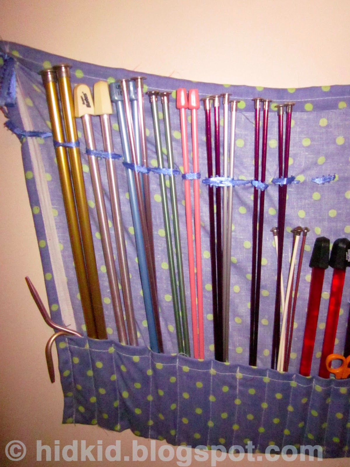 Craftimism Knitting needle organizer
