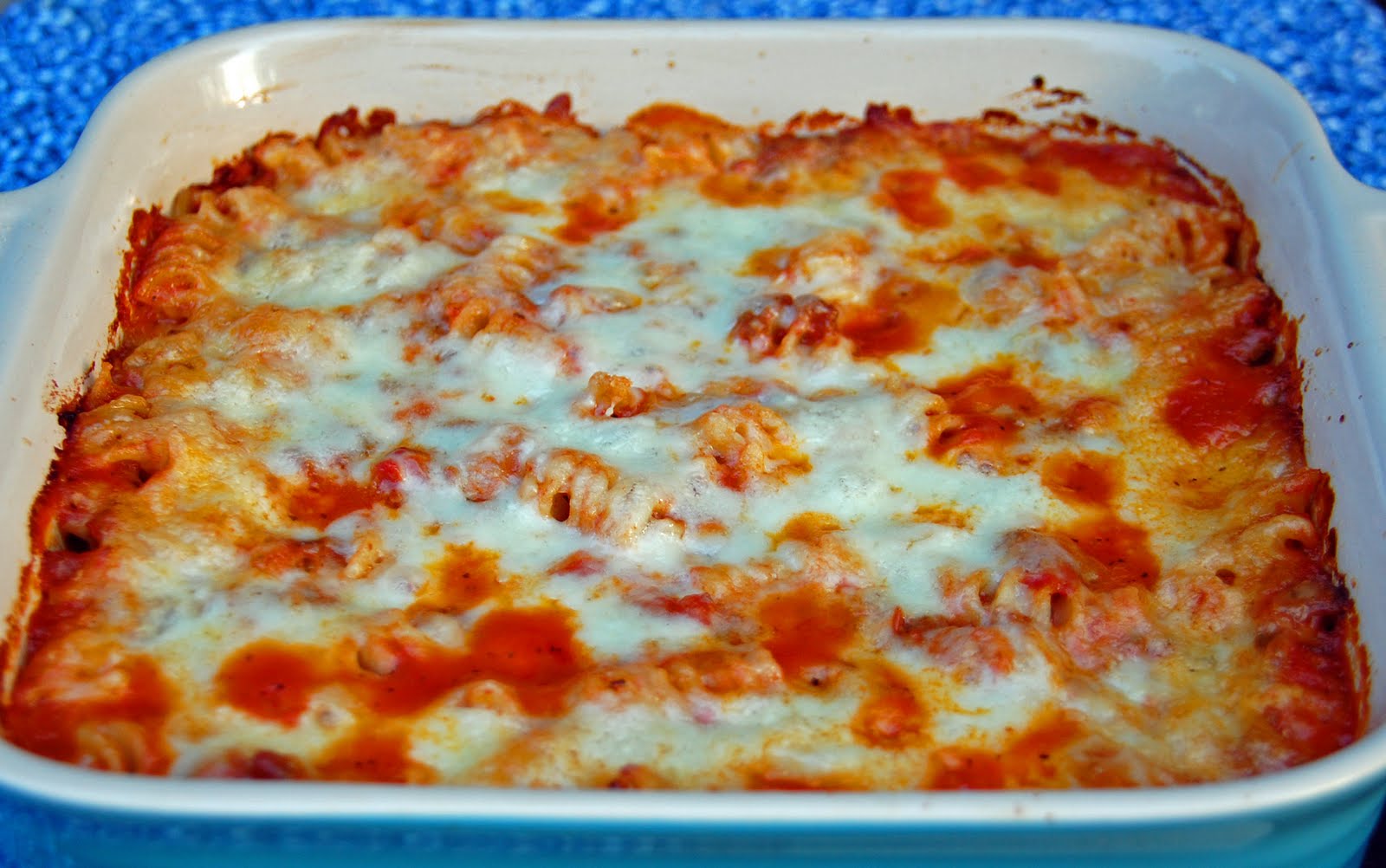 Southern Lady's Recipes: Baked Pasta with Meat Sauce and Cheese