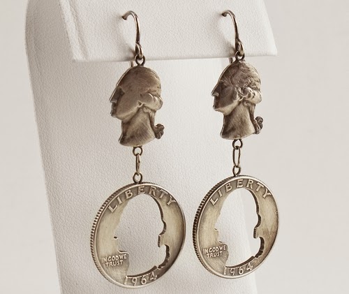 07-Earrings-George-Chained-Coin-Pennies-&-Dimes-Sculptures-&-Accessories-Jewellery-Stacey-Lee-Webber-www-designstack-co