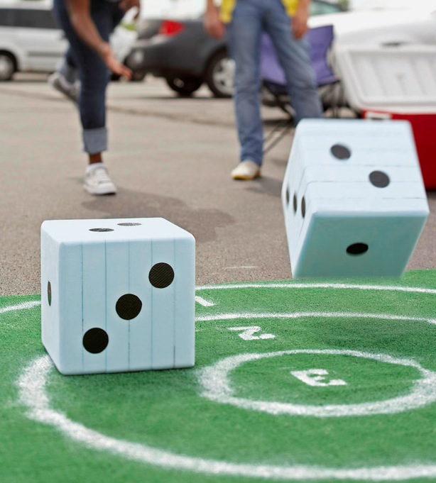 E is for Explore! Diced Darts Game