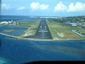 Runway at Airport in Tahiti