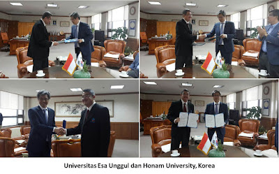 Universitas Esa Unggul dan Honam University, Korea
