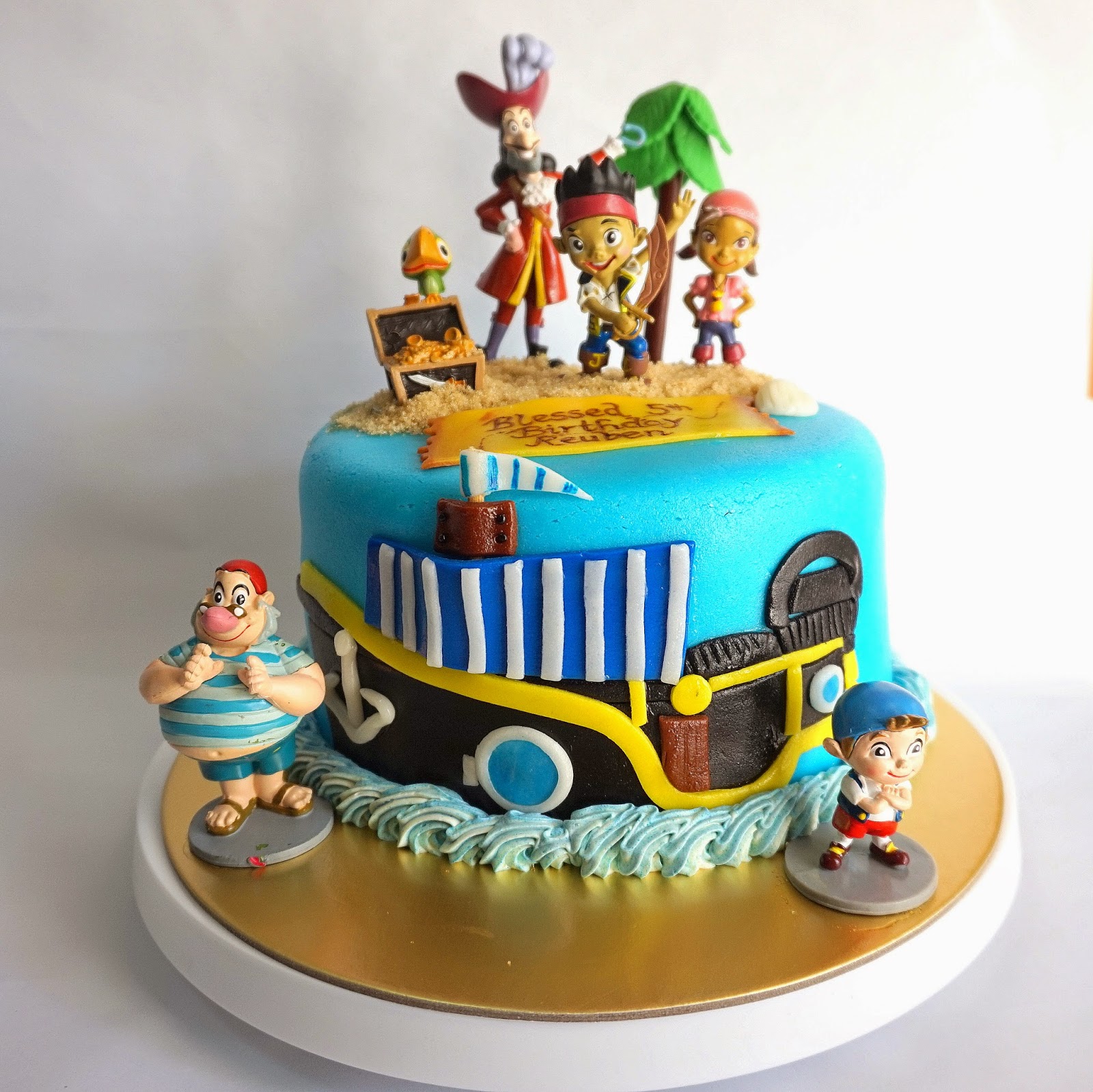 Jack and the neverland pirates themed cake