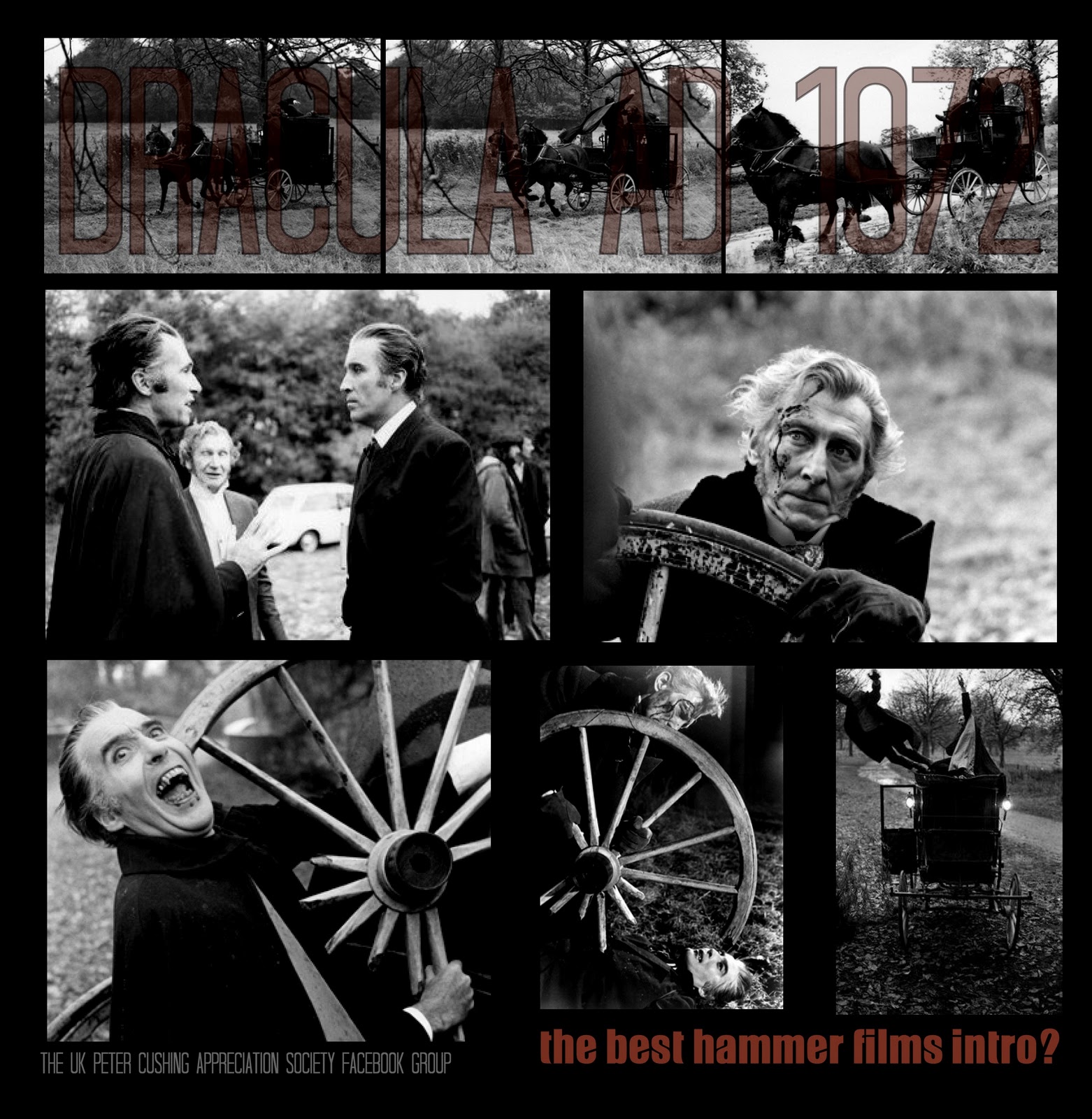 The Black Box Club PETER CUSHINGHAMMER FILMS DRACULA AD 1972 BEST