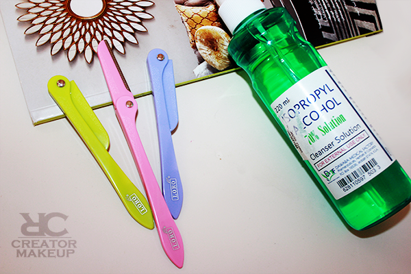 Creator Makeup تجربتي مع الأمواس الصغيرة الملونة في إزالة الشعر الغير مرغوب فيه