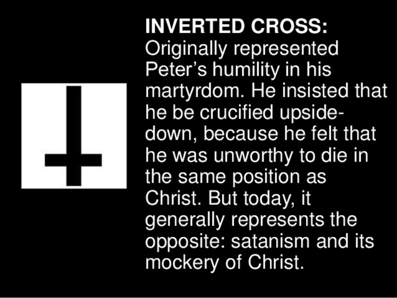 THE INVERTED CROSS OF SAINT PETER -  THE TRUE GOSPEL WAS VEILED WITH THE "SINNER'S PRAYER"