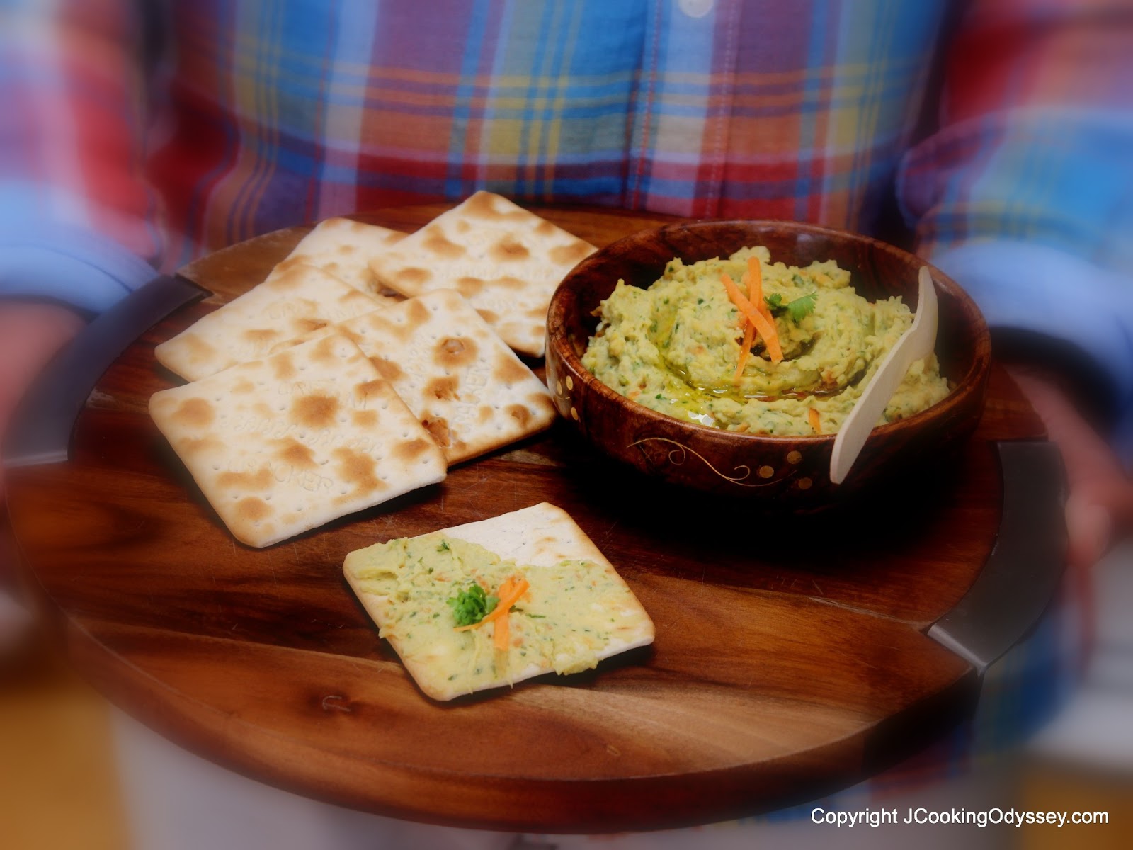 Jagruti's Cooking Odyssey Roasted Carrot and Coriander Hummus