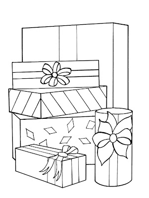 Coloring Pages Christmas Presents