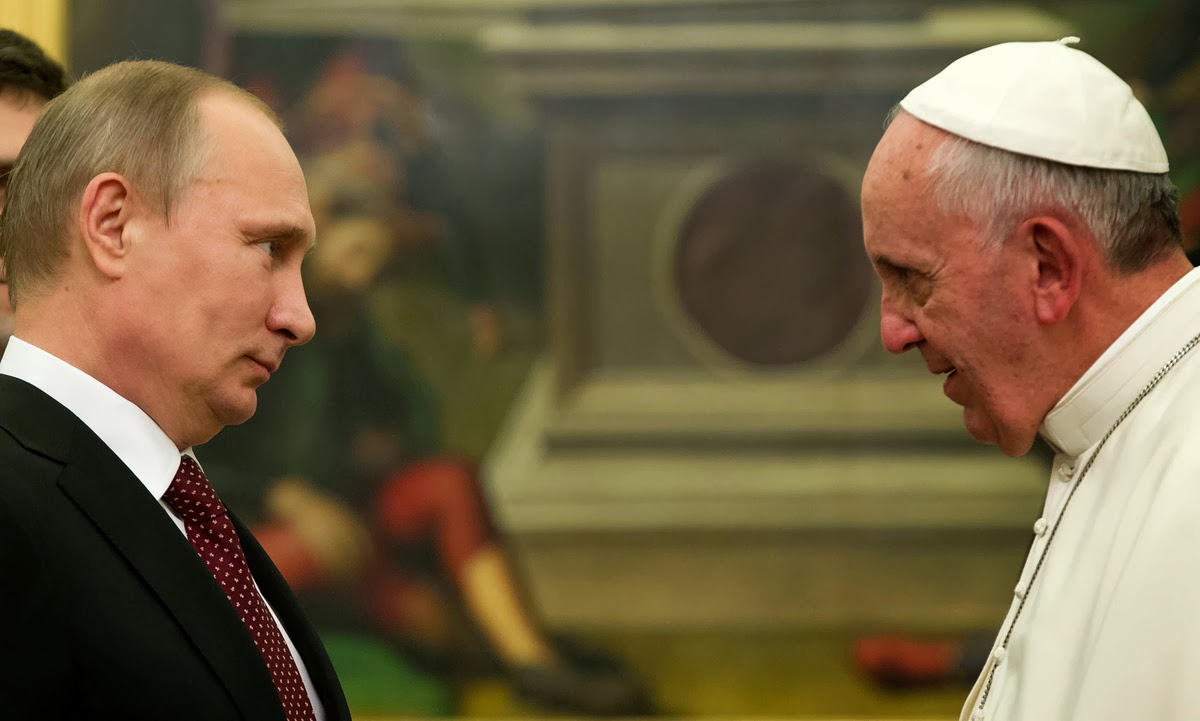 The Hidden Story of Jesus Putin+and+Pope+Fran+11+25+13
