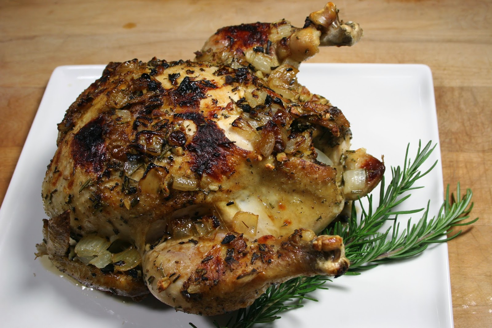 Just A Darling Life Crispy Skin Whole Oven Roasted Chicken, in the
