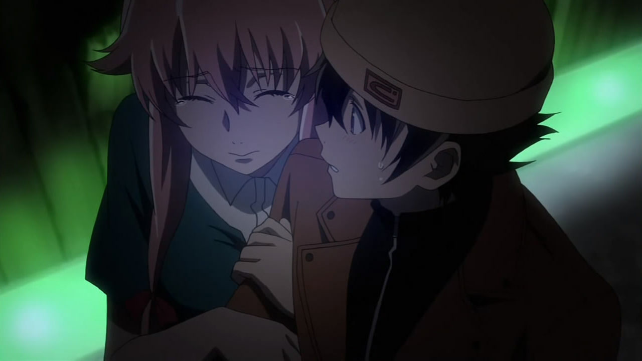 Happy ending/ yuki & yuno  Mirai nikki, Mirai nikki future diary, Yuno  gasai anime