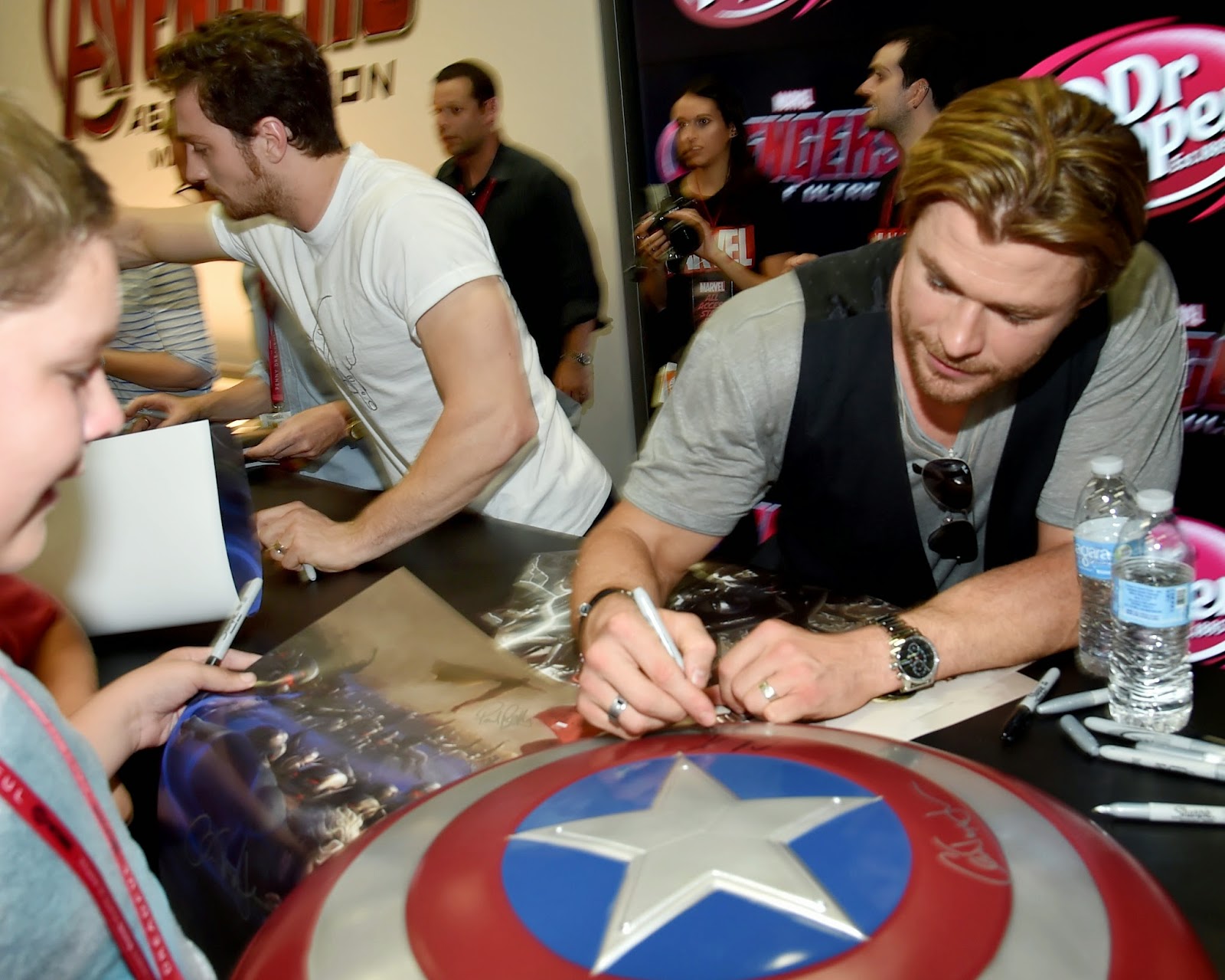 Sasaki Time Photos from Marvel's ComicCon Signing Booth for Avengers