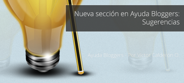 sugerencias, suggestions