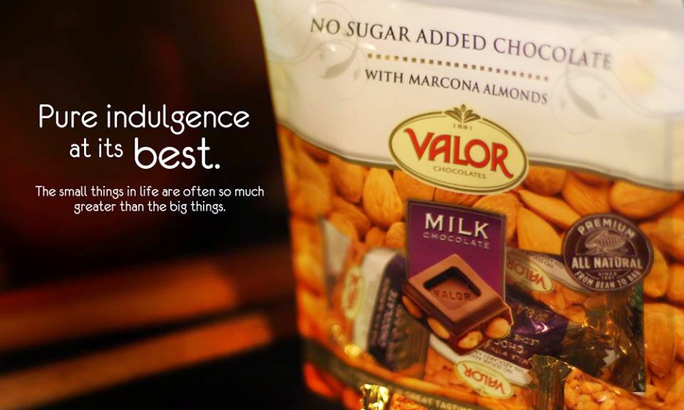 Valor Chocolates. Pure Indulgence at its best. Hello! to my blog!