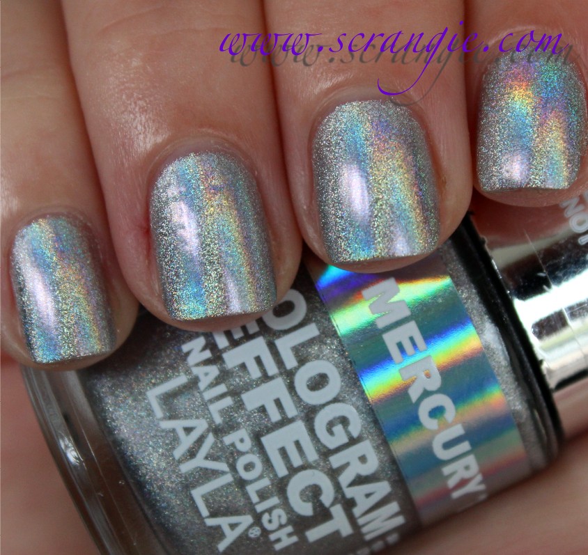 Scrangie Layla Hologram Effect Nail Polish Swatches And Review Scrangie