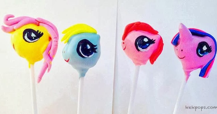 Pasta Dükkanım My Little Pony Karakterlerinin Cake Pop�ları