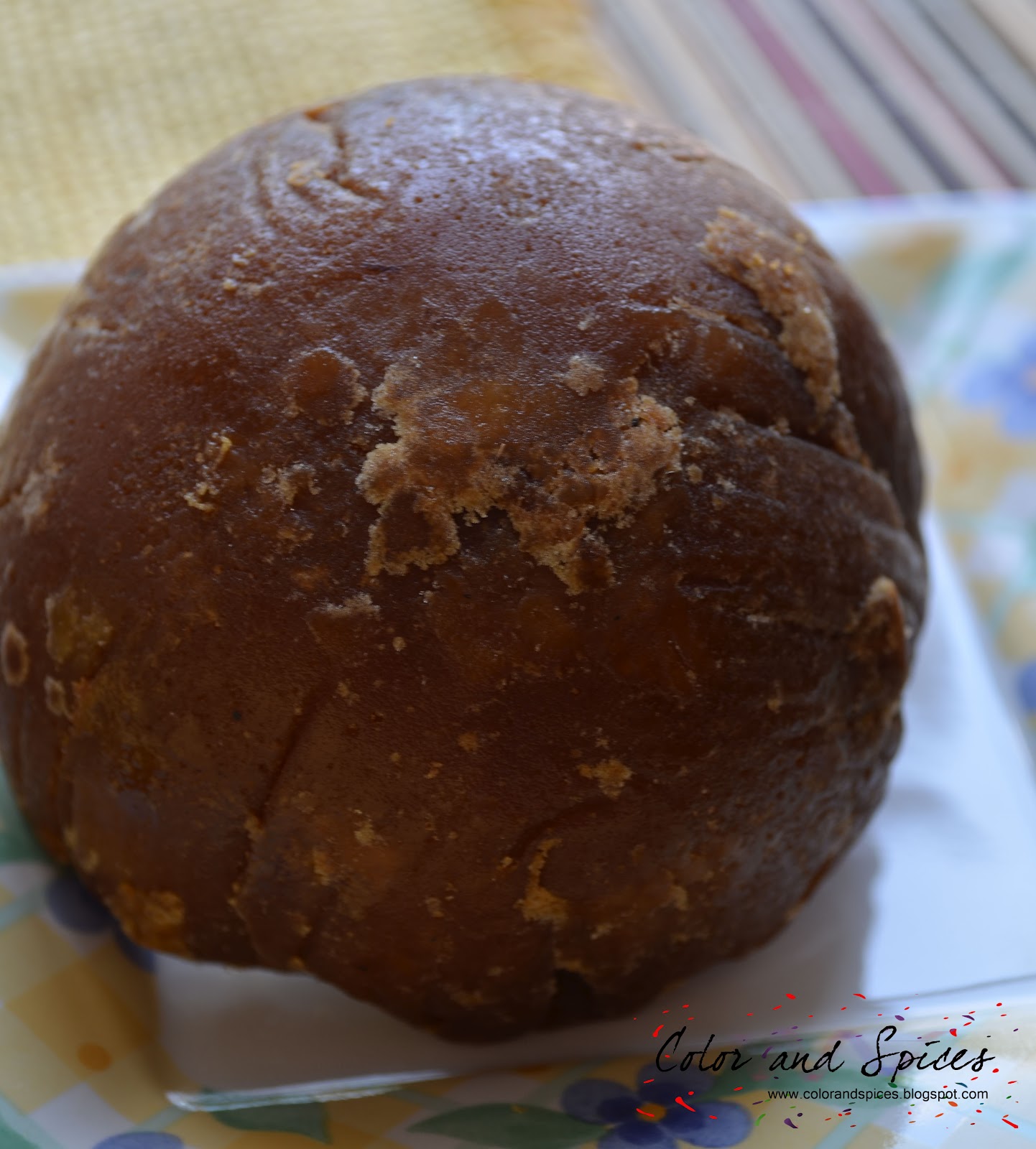 Color and Spices Nolen gurer sandesh...date palm jaggery sweet