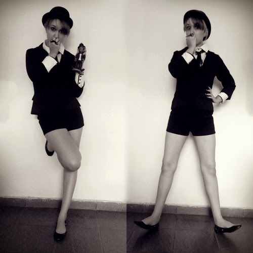 Finíssima Porcelana: Halloween em : "Chaplin Girl"