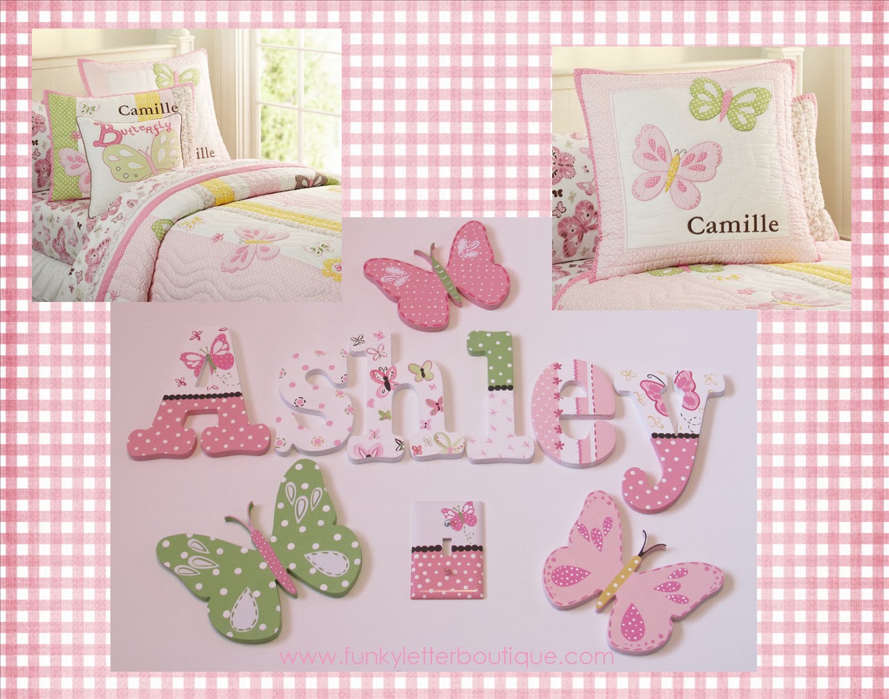 The Funky Letter Boutique Popular Pottery Barn Kids Girls Bedding