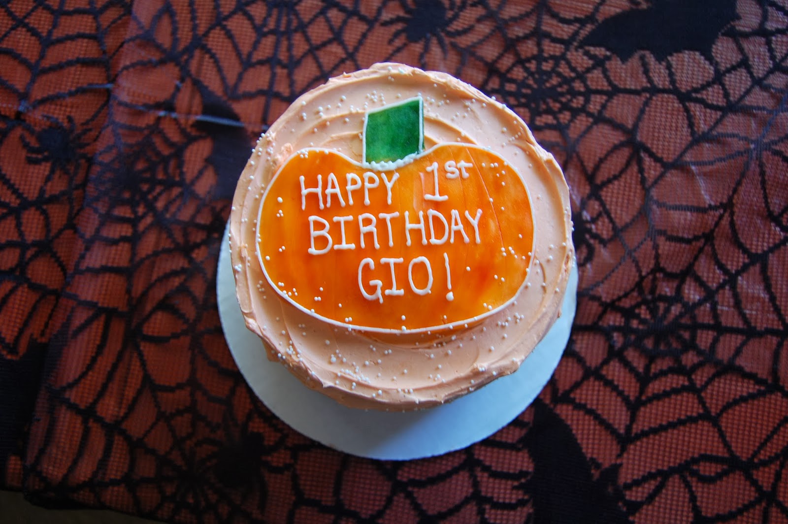 Foodie Festivities Gio S First Birthday Halloween And Pumpkins