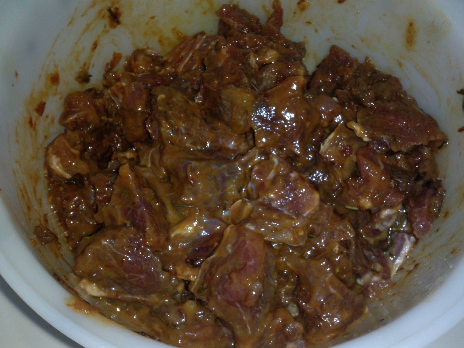 herşey seninle güzel&hellip; Izgara şişte et