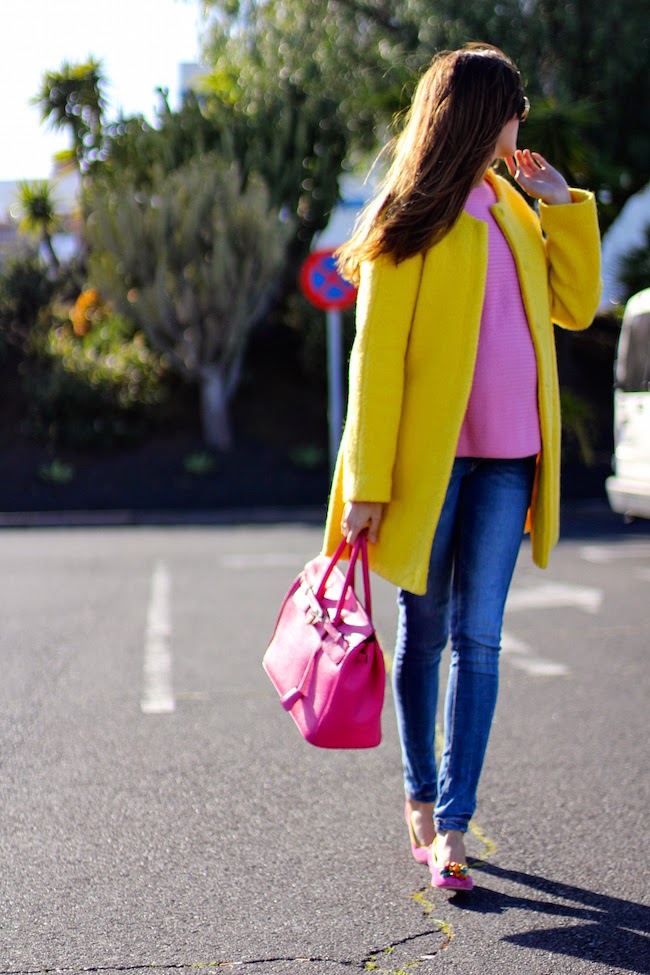 Marilyn's Closet FASHION BLOG Yellow Coat
