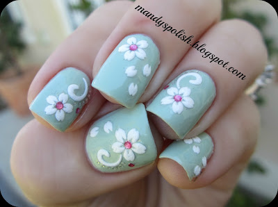 Zoya Neely with nail stickers