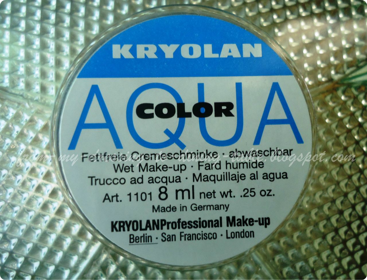 From My Dressing To Dining Table Review & Swatches Kryolan Aquacolor