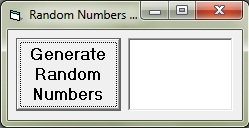 Create random numbers