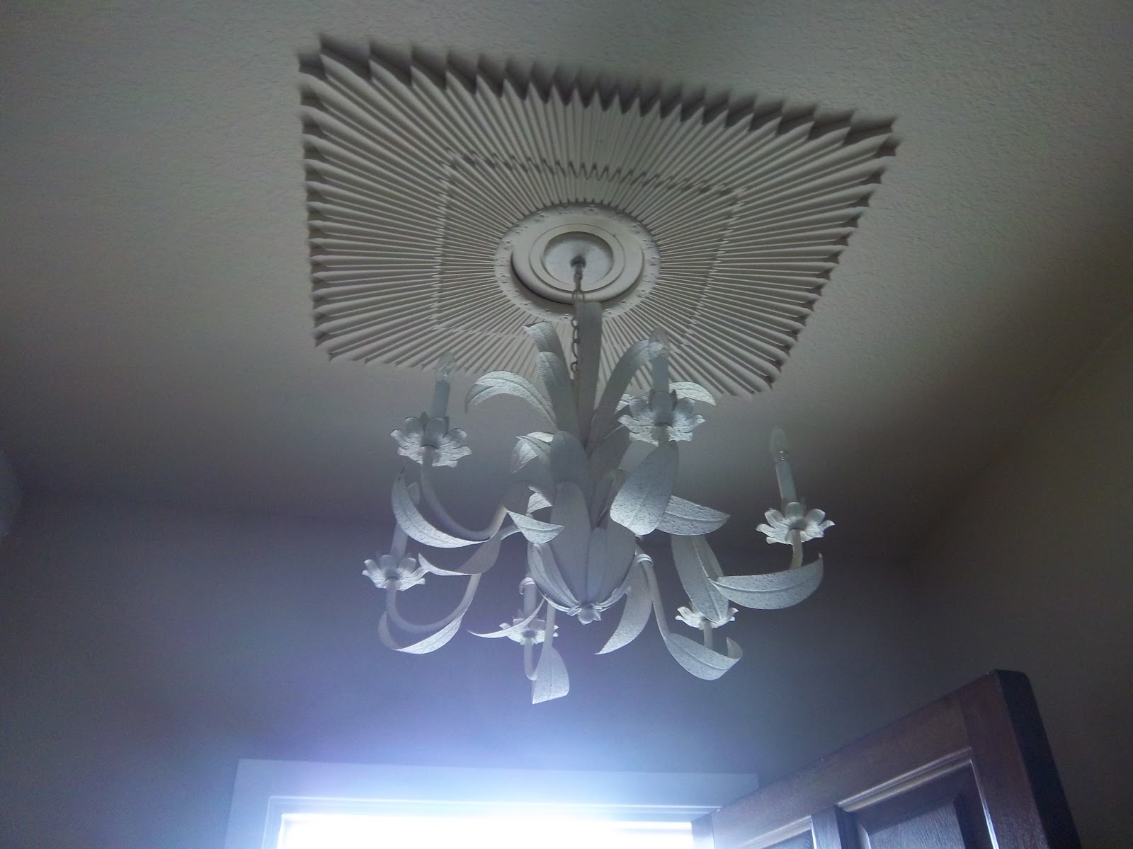 Design In My View Ballard Designs' Mirror Frame As Ceiling Medallion