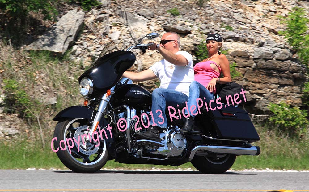 Motorcycle Riding Near Eureka Springs, Arkansas