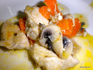 Pechugas Con Zanahorias Y Champiñones
