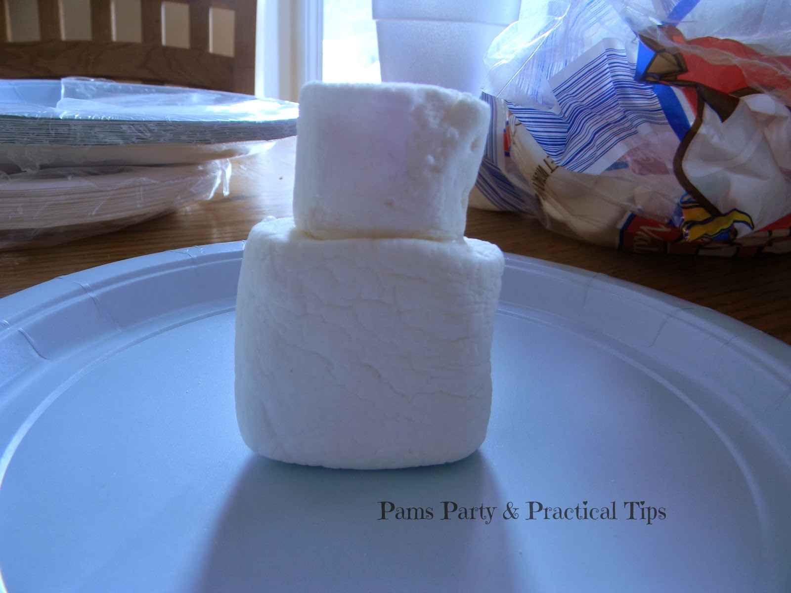 Pams Party & Practical Tips Olaf the Marshmallowman