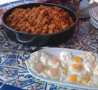 Migas Con Chorizo
