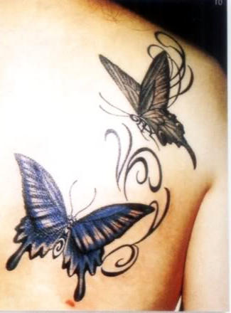 butterfly tattoo design back shoulder butterfly tattoo design back shoulder