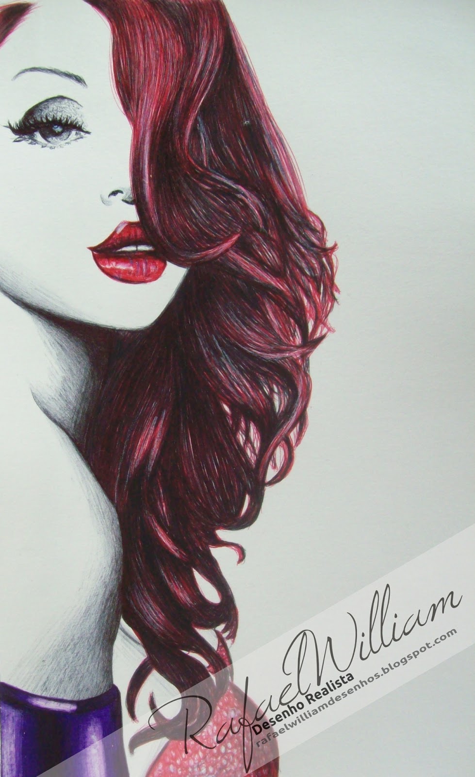 rafael william drawing pencil jessica rabbit