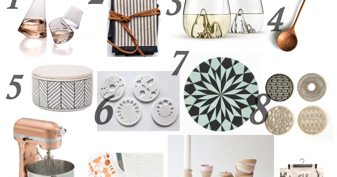 Sparrows & Spatulas a last minute holiday gift guide kitchen + dining