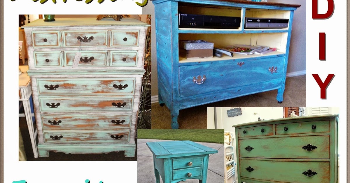 Megmade Creations How to Make Wood Furniture Look Old, Antique