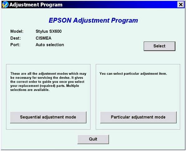 Epson SX600, BX600 Resetter Download Epson SX600, BX600 Resetter Download