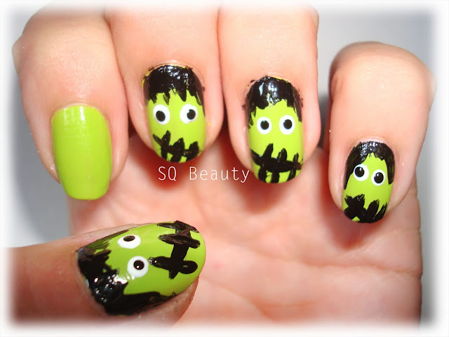 Nail Friday Frankenstein Eye Ojos Silvia Quiros