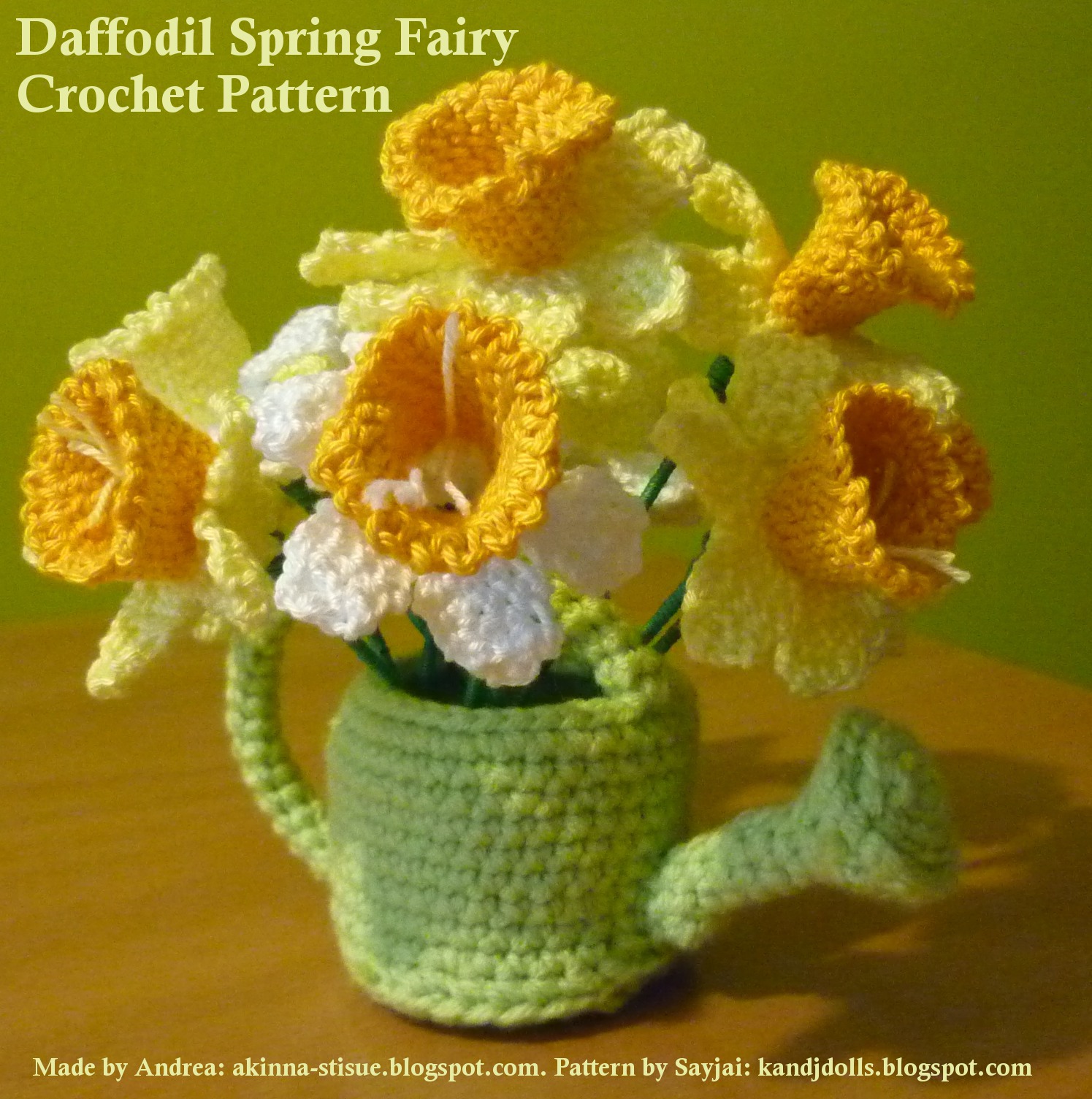 Daffodil Spring Fairy 2 - Sayjai Amigurumi Crochet ...
