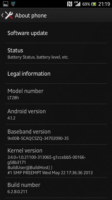 Sony Xperia Ion Jelly Bean Update